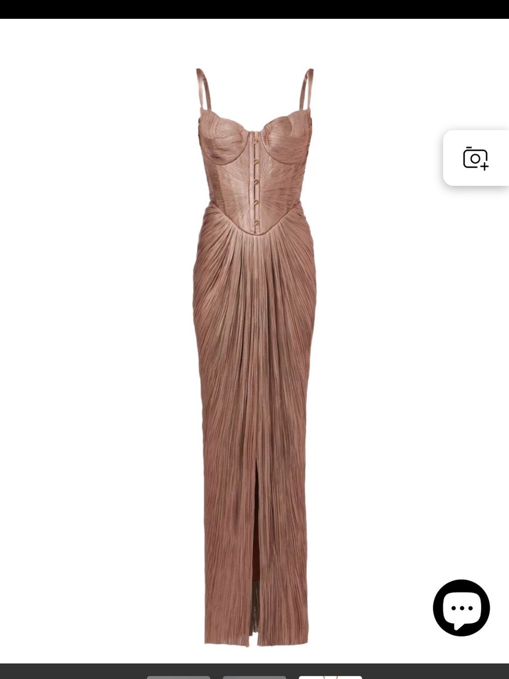 Strapless Corset Maxi Dress